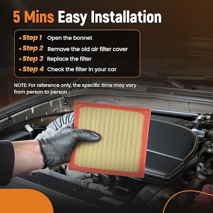 maXpeedingrods CA12051 Engine Air Filter Compatible with Honda Civic L4 2.0L Naturally Aspirated 2016-2023, HR-V L4 2.0L Naturally Aspirated Only 2023, Replacement for 17220-5BA-A00