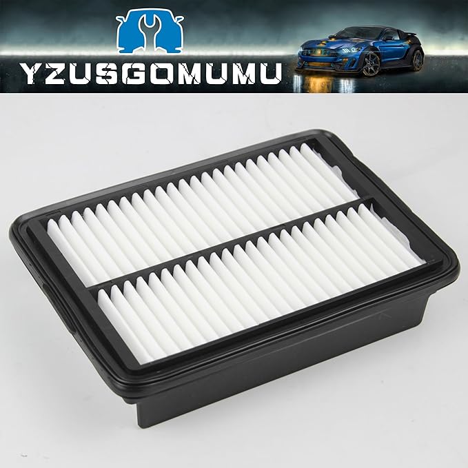 28113-F2000 Engine Air Filter - Compatible with 2017-2022 Hyundai Elantra/Elantra GT, Kona, Veloster/N, Kia Forte/Forte5, Soul 1.4L, 1.6L, 2.0L - Replaces #28113-F0000