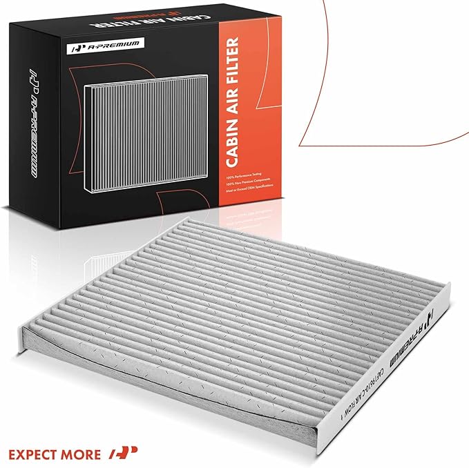 A-Premium Cabin Air Filter with Activated Carbon Compatible with Nissan Versa 2014-2019, NV200 2018-2021 & Chevrolet City Express 2018