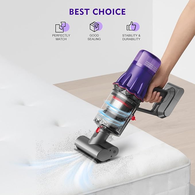 Dust Bin Compatible with Dyson SV30 SV46 SV20 V12 Detect Slim/SV18 V10 Digital Slim Vacuum Cleaner Canister Attachment Parts, Release Bin Compatible with Dyson Cordless Vacuum Part No.965272-01
