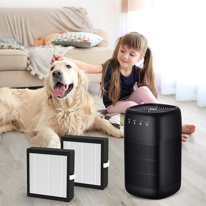 3 Packs Q10 Replacement Filters Compatible with Afloia Q10 Air Cleaner Purifier and Dehumidifier 2-in-1