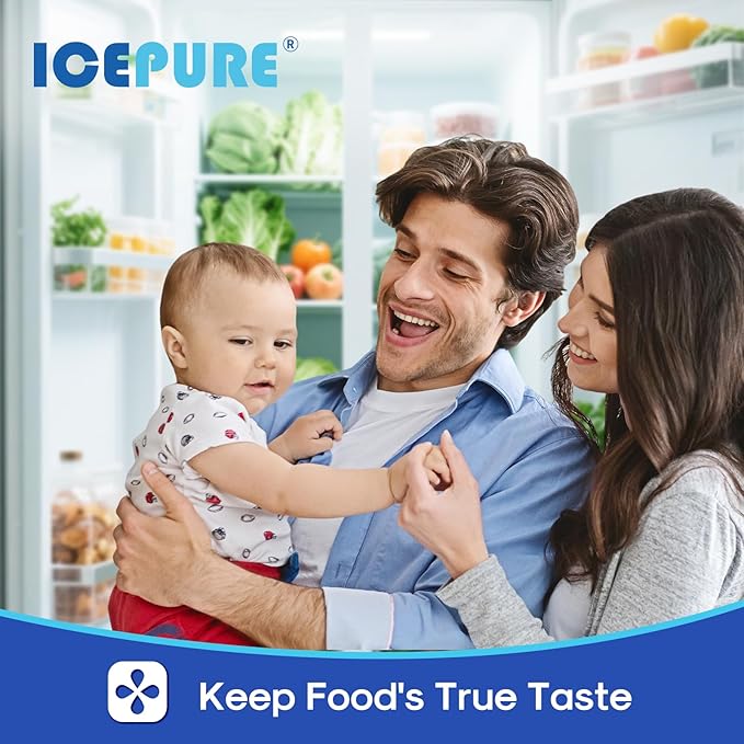 ICEPURE RAF-1 Refrigerator Air Filter Replacement for Frigidaire FRGPAAF1 PureAir Air Filter AF-1, FRGPAAF1, 4 PACK