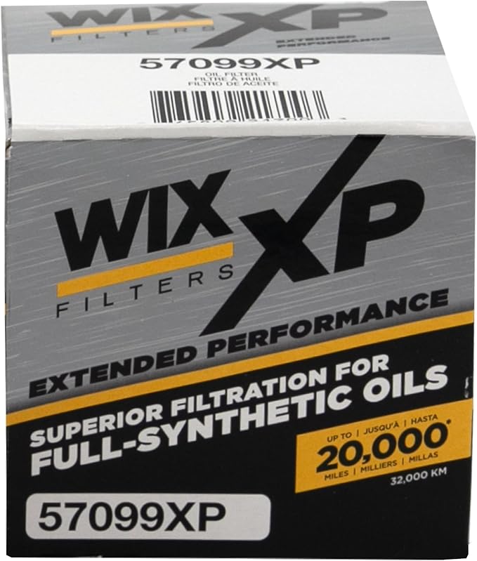 WIX 57099XP WIX XP Oil Filter Replacement, Built for Synthetic Oil - Compatible With Chev/GMC Trks + Vans w/ 7.4L, 8.1L (99-12)