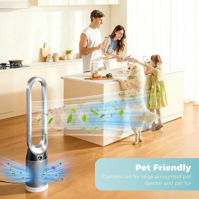 TP04 Filter Replacement Compatible with Dyson TP04 HP04 DP04 TP05 DP05 Air Purifier, 2-in-1 360° Combi True HEPA and Activated Carbon Filter