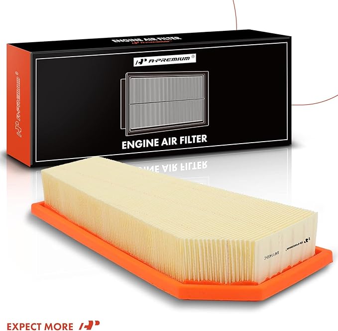 A-Premium Engine Air Filter Compatible with Mercedes-Benz W204 W205 C250, R172 SLK250, 2012 2013 2014 2015, L4 1.8L, Flexible Panel, Replace# 2710940304