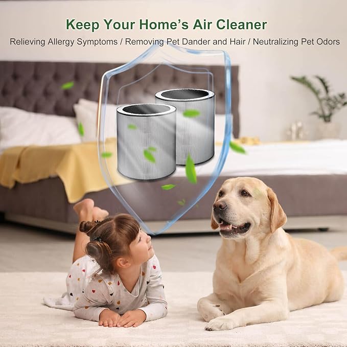 2-Pack C610 Replacement Filter Z, Compatible with Winix C610 Air Purifier, Z Filter 1712-0121-00