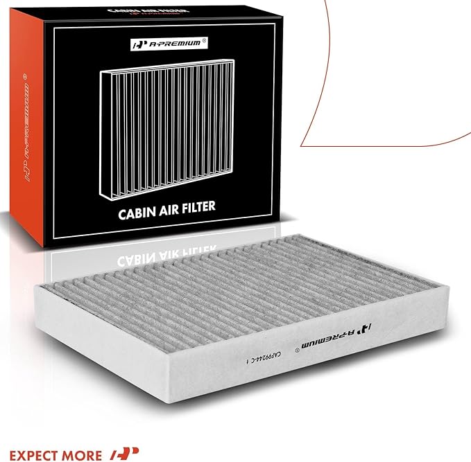 A-Premium 2-PC Cabin Air Filter with Activated Carbon Compatible with BMW 530i, 530i xDrive, X5, X6, X7, 530e, 540i, 540i xDrive, 740i, 750i, 750Li xDrive, 840i, Alpina B7, M5, M550i xDrive, M8
