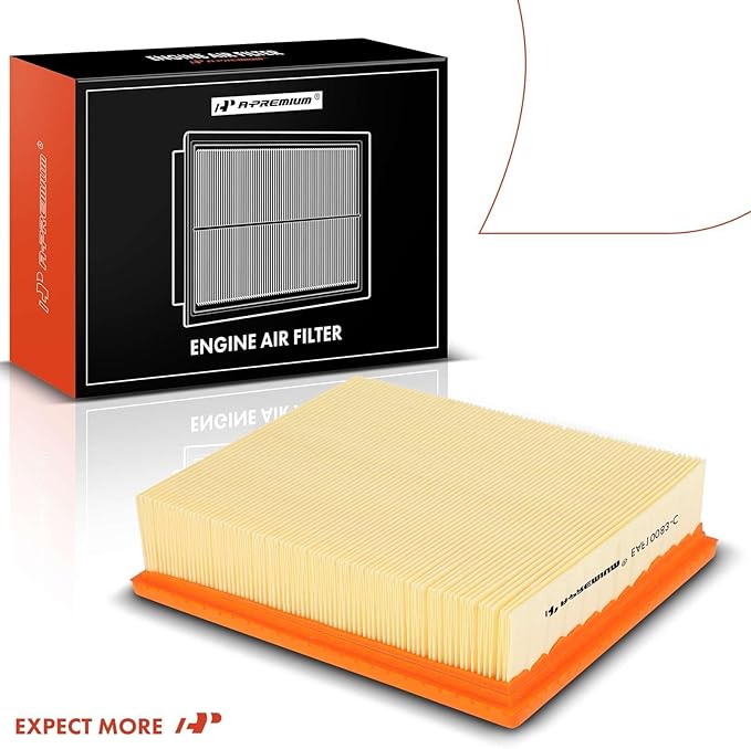 A-Premium Front Engine Air Filter Compatible with Hyundai Sonata 2006 2007 2008 2009 2010 2.4L, Replace# XA11101, 28113K010