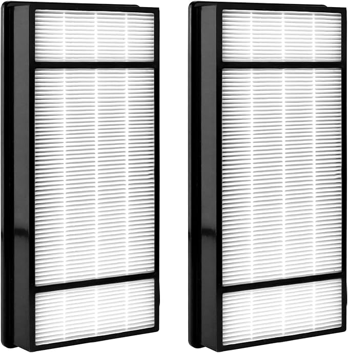 2 Pack Air Filters,True Air Replacement Filters H Compatible with Honeywell HRF-H1 HRF-H2 Fits Model HPA050, HPA150, HPA060, HPA160, HHT055, HHT155