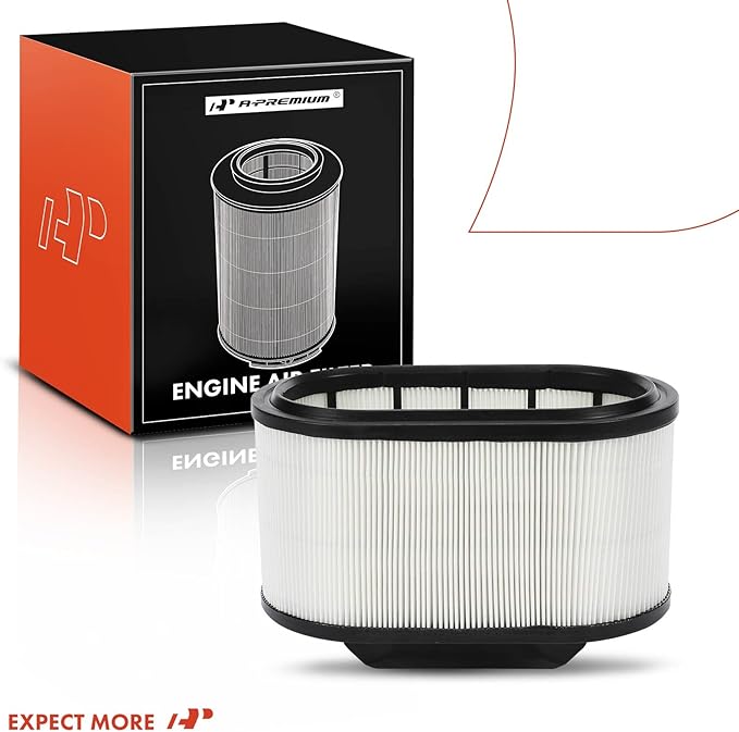 A-Premium 2-PC Engine Air Filter Compatible with Maserati Ghibli, Quattroporte 2014-2022, Levante 2017-2022,