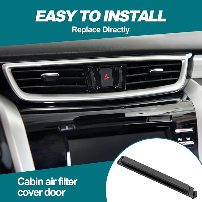 Cabin Air Filter Cover Door Replace# 27276-3JC10 Compatible with Nissan 2015-2020 Murano 2013-2018 Altima 2016-2020 Maxima Pathfinder 2013-2019 Cabin Air Filter Cover Door Cap
