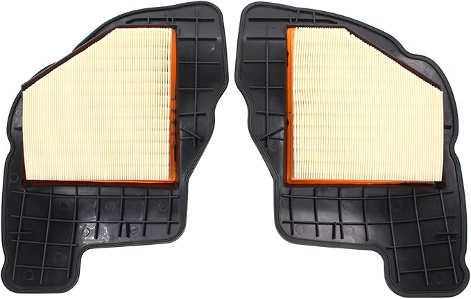 MOTOKU Left and Right Engine Air Filter Kit for BMW E70 E71 X5 X6 F01 F04 750i F10 550i 650i 2008 2009 2010 2011 2012 2013 2014