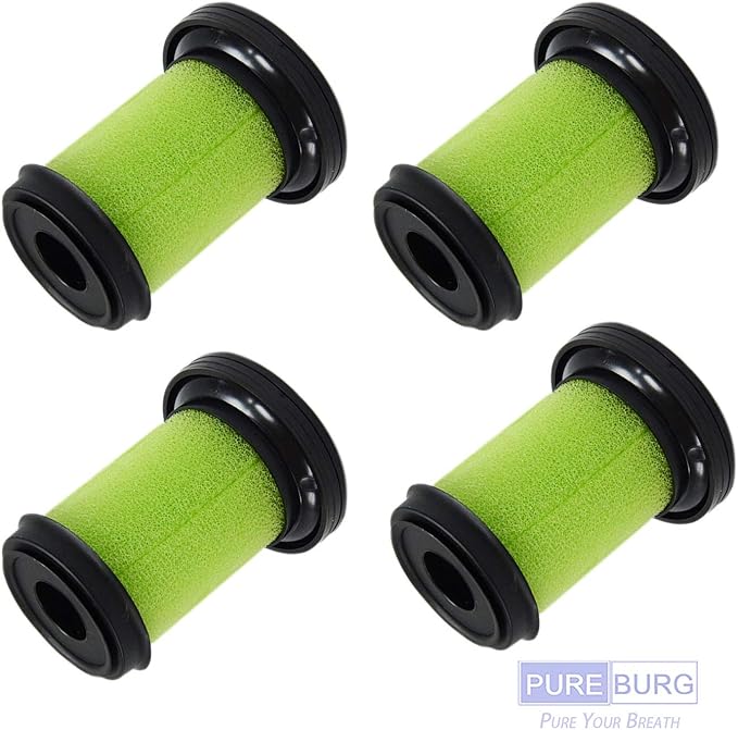 PUREBURG Replacement Vacuum Filters Compatible with Bissell Multi Cordless Handheld Car Vacuum 1985 1985T Multi Reach Handheld Cordless Vac Cleaner 2151A 21512 21513 2151C 2151V 161-0335,4-Pack