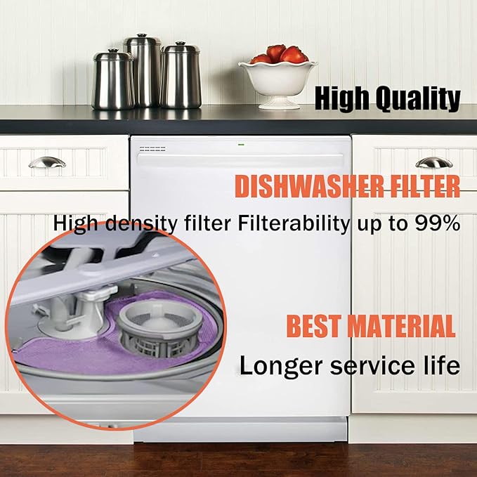 WPW10463906 Dishwasher Screen Filter For Whirlpool Dishwasher Filter W1019536 WPW10463906 WPW10195360 2312301 PS11755148 AP6021820 Dishwashers Sump Screen Part Assembly