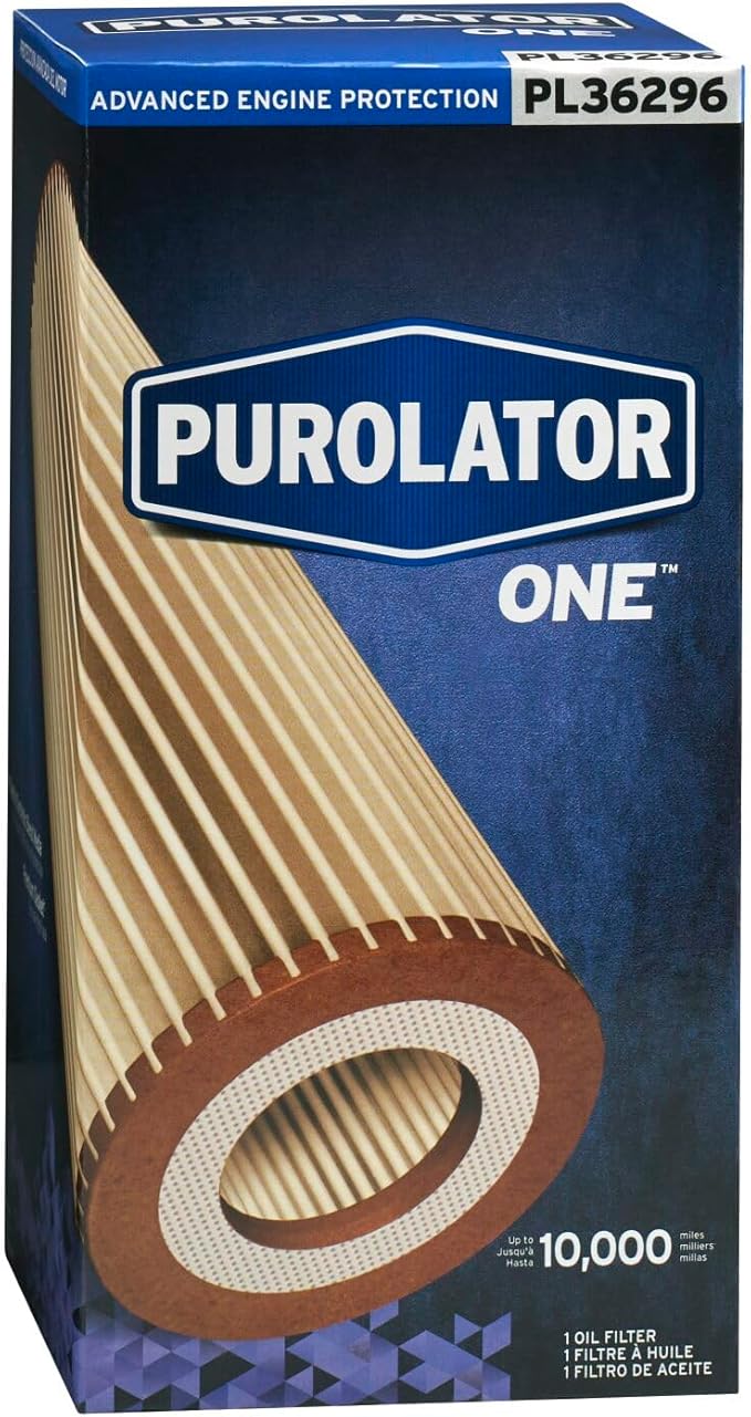 Purolator PL36296 PurolatorONE Advanced Engine Protection Cartridge Oil Filter Compatible With Jeep Grand Cherokee, Wrangler, Chrysler Pacifica, Dodge Grand Caravan, Charger, Durango and Ram 1500