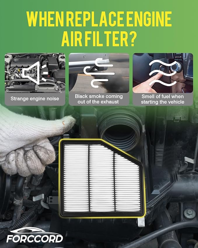 2-Pack Engine Air Filter Fits for Nissan Altima 2.5L ENGINE ONLY 2019-2025 2026(NOT FIT 2.0L) Air Filter Replacement CA12551 Car Accessories