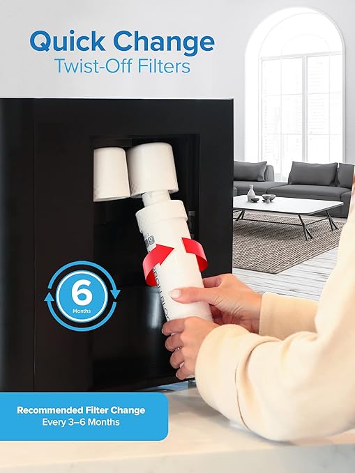Brio Water Cooler Filter - Sediment - Compatible with Brio 300, 400, 500, 600, 700 Series - Easy Twist-On Replacement - 1 Count