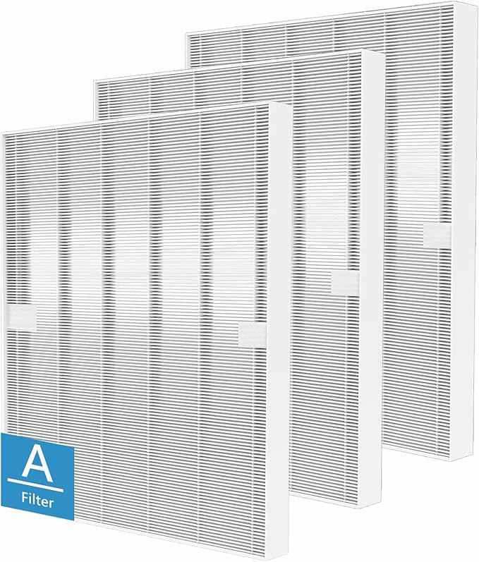 C535 Replacement Filter 115115 Size 21 Replacement Filter A Compatible with Winix C535, 5300, 6300, 5300-2, 6300-2, P300 Air Purifier, True HEPA Filter 3 Pack Only