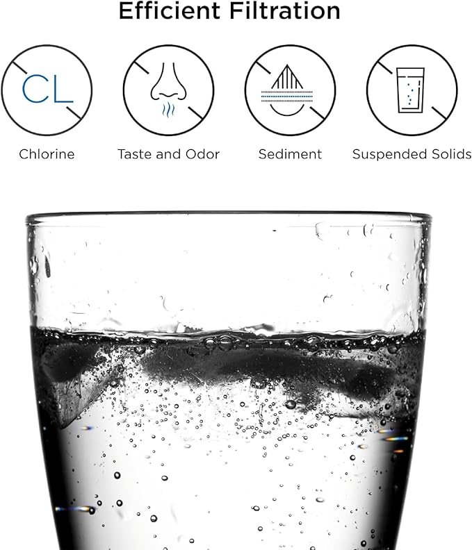 Fisher & Paykel 847201 Refrigerator Water Filter | Certified to Remove Chemicals and Contaminants from Water - Waters Filter Improves Quality and Taste - Pack of 1