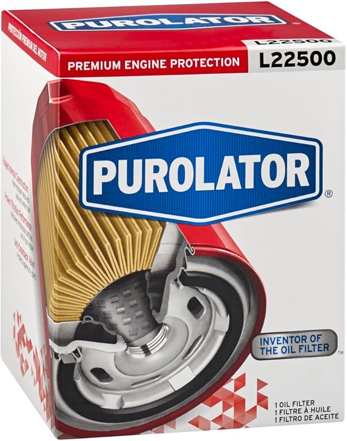 Purolator L22500 Premium Engine Protection Spin On Oil Filter Compatible With Ford F-150, Explorer, Edge, Chevrolet Silverado 1500, Traverse, Tahoe, GMC Acadia, Sierra 1500 and Yukon