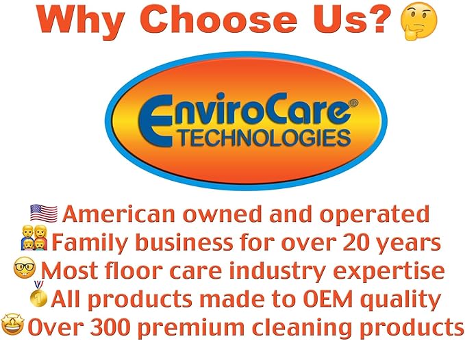 EnviroCare Replacement Allergen Vacuum Cleaner Filters made to fit Electrolux, Aerus AP100 Canister Vacuum HEPA LE 2100, Diplomat, Ambassador, Epic 6500, (6 Filters)