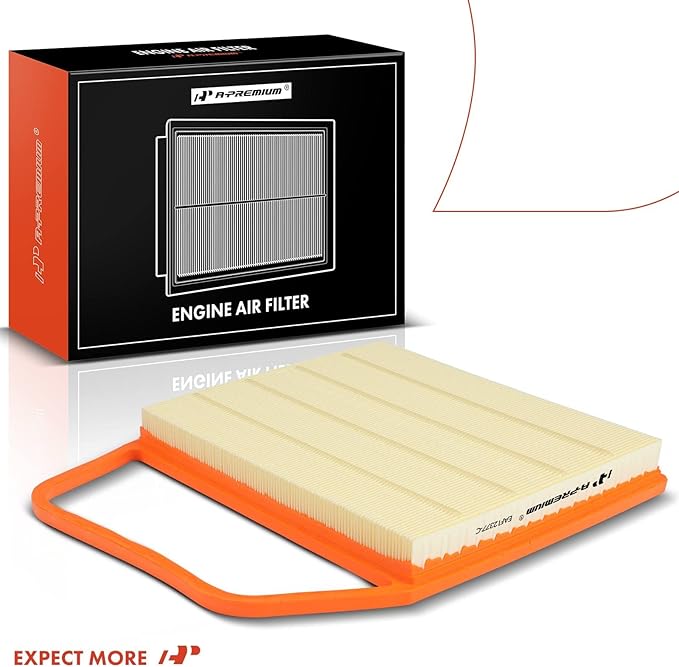 A-Premium Engine Air Filter Compatible with BMW 335i 07-11, 335i xDrive 09-11, 335is 11-13, 335xi 07-08, 535i 08-11, 535i xDrive 09-11, 535i GT 2010, 535xi 2008, 135i 08-10, Z4 09-16, 1 Series M