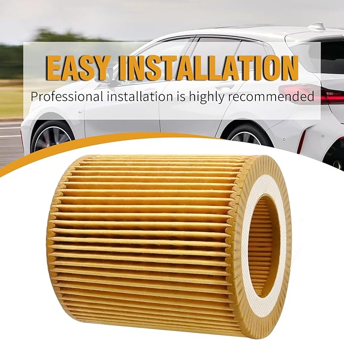 3PCS 11427640862 Oil Filter Element, Replacement for BMW F20 F21 F30 F31 228i 328i 320i 428i 528i X1 X4 Z6, Replaces HU816Z 11427953125 11428683204 11427566327