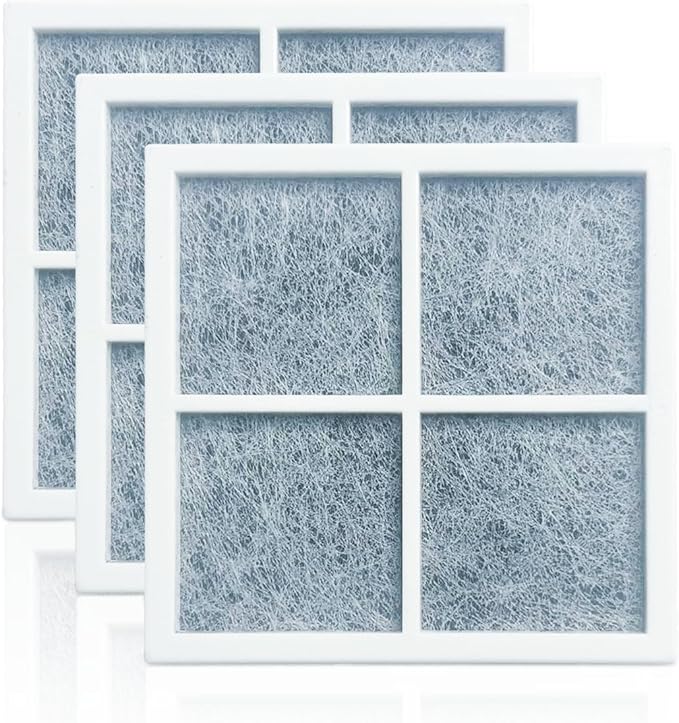 LT120F Refrigerator Air Filter Replacement Compatible with LG & Kenmore 469918 9918, Replaces ADQ73214402 ADQ73214403 ADQ73214404 ADQ73214408, Activated Carbon Odor Control, 3 Pack