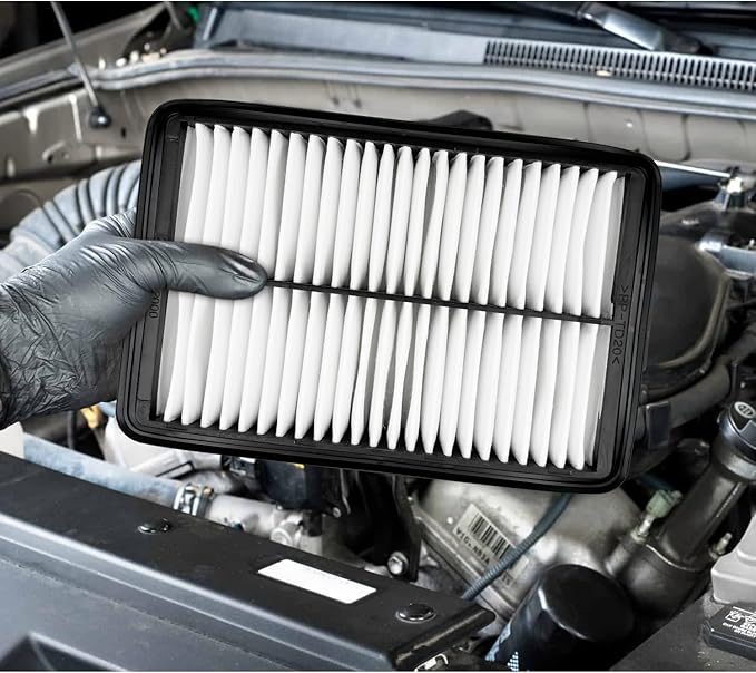 Engine Air Filter JM2811 Fits for 2017-20 Elantra, 2018-20 Elantra GT, 2018-23 Kona, 2019-21 Veloster, 2020-24 Forte5, 2019-24 Forte, 2020-25 Soul, Replacement for 28113-F2000, CA12057