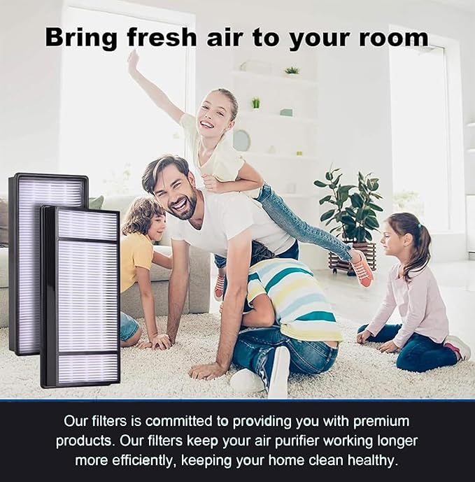 Air Purifier Filters for Honeywell HRF-H1 HRF-H2 HPA050 HPA060 HPA150 HPA160 HHT055 HHT155 Series Air Purifiers - Performance Plus Filter Replacement - 4 Filter and 12 Carbon Filters