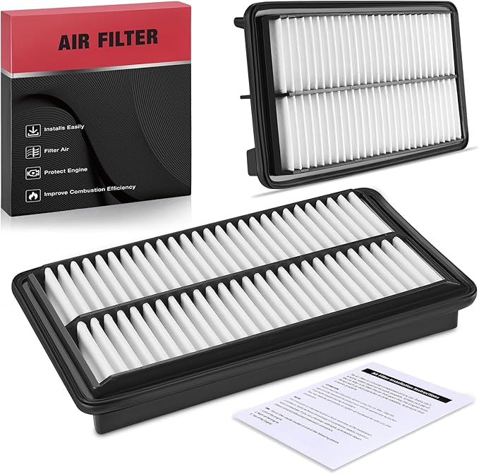 BDFHYK CA12061 2 PCS Engine Air Filter Compatible with Acura MDX 2016-2020, TLX 2021-2023, Compatible with Honda Pilot 2016-2022, Ridgeline 2017-2022, Odyssey 2018-2022, Passport 2019-2022
