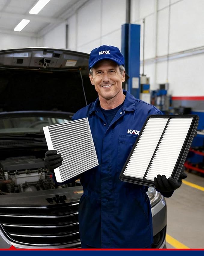 KAX Engine & Cabin Air Filter Kit, Replacement for Acura RDX 2019-2026, Replace# CA12605 CF11182
