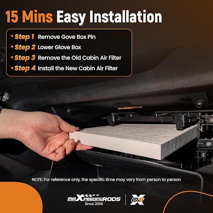 maXpeedingrods CF12159 Cabin Air Filter for Genesis G70 2024, for Hyundai Sonata 2016 2017 2018 2019, Replacement for CAF99206C, CAF1955