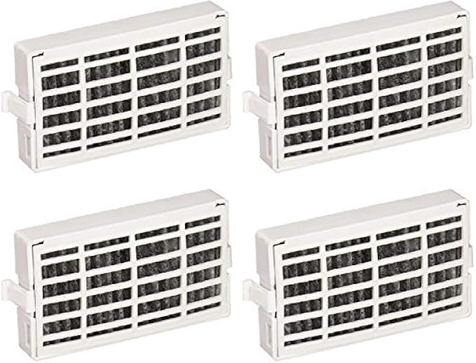 Nispira Refrigerator Air Filter Replacement Compatible with Whirlpool W10311524 AIR1, 4 Filters