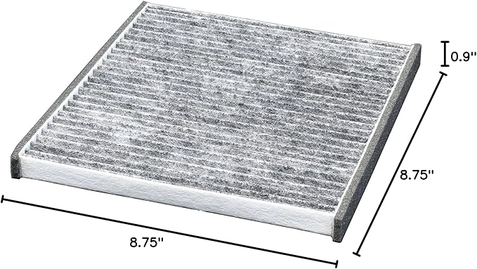 EPAuto CP132 (CF10132) Cabin Air Filter with Activated Carbon, Replacement for Toyota Camry, Sienna, Avalon, Solara; Lexus RX350, GX470, RX330, RX400h, ES300, ES330 - Fits Select Models 2000-2010