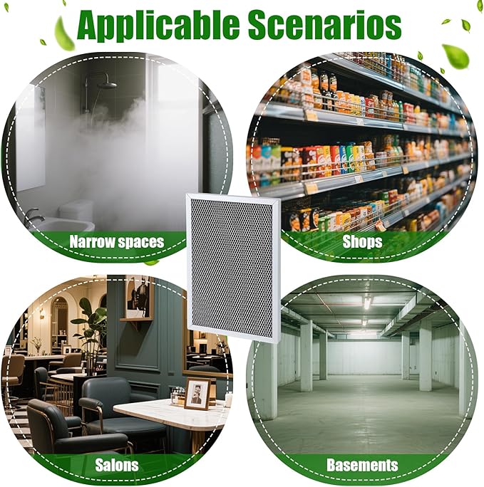 2pcs Dehumidifier Filter Replacements, Durable 5695 Filters Compatible with AprilAire Whole-House Dehumidifier Models 1820 1820Z E070 E080KZ E0OKZM E070N E070T & E070Z