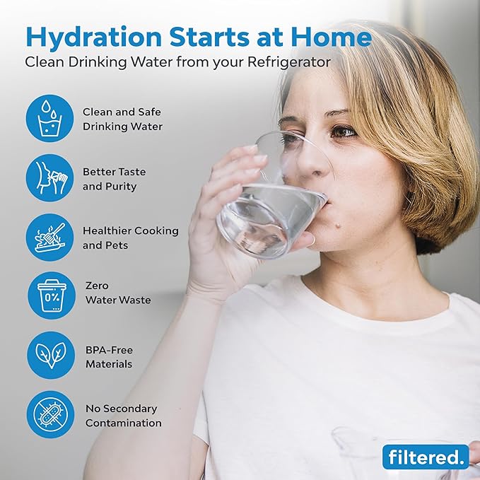 Replacement Water Filter set for the "filtered. Inline Water Filter System"