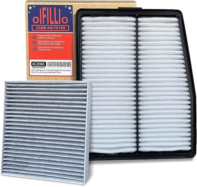 OIFILLIO Engine Cabin Air Filter for Tucson Hybrid(2022-2025), Santa Fe Hybrid(2021-2025), Sorento Hybrid(2021-2025),Sport-age Hybrid(2023-2025), 28113L5100&97133L1000