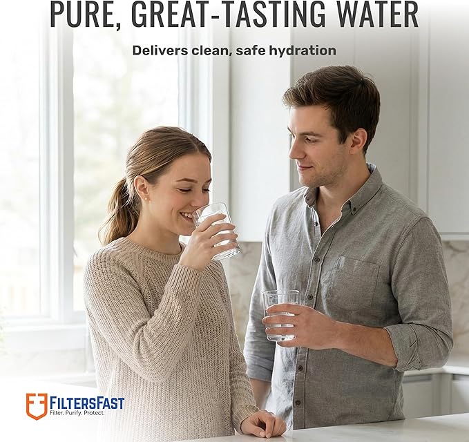 Filters Fast FF-CTRO Countertop Reverse Osmosis System Dispenser with Instant Hot Water, RO Filtration