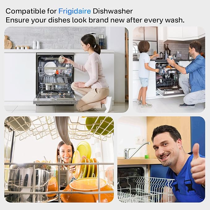 5304506660 Dishwashers Spray Arm Assembly Fit for Frigidaire Dishwashers Lower Wash Arm Assembly with 5304518968 Dishwasher Lower Spray Arm Support and 5304506518 Dishwasher Trap Drain Filter