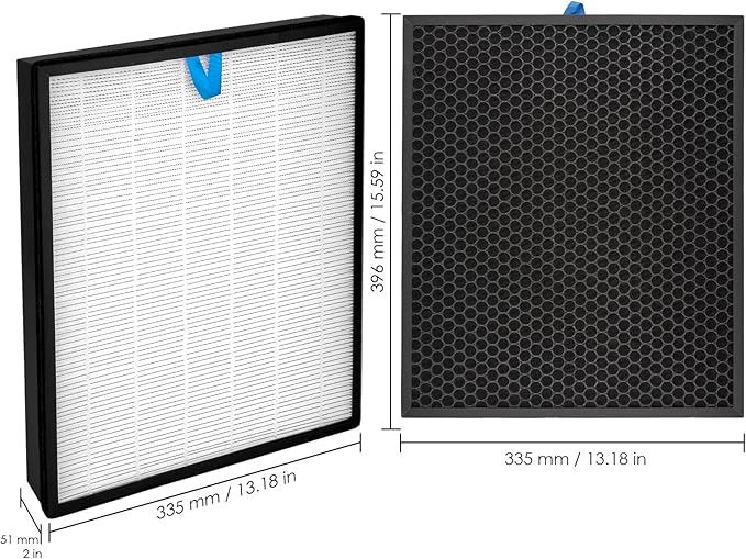 2 Pack Vital 200S-P Replacement Filter for LEVOIT Vital 200S-P Air Purifier, LAP-V201S-KUS, LAP-V201S-WUS, Vital 200S H13 True HEPA Filter, 3-in-1 Activated Carbon Filters, #Vital 200S-RF