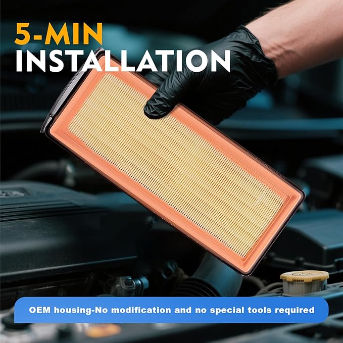 13718518111 Engine Air Filter For BMW 3.0L L6 Diesel: 535d(2014-2016), 535d xDrive(2014-2016), 740Ld xDrive(2015), X5(2014-2018); 3.0 L 6 Gas: 740Li xDrive(2015) 13718510239 A11518 WA11060