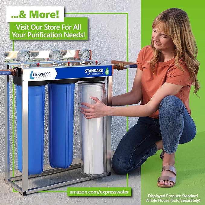 Express Water – 4 Pack Reverse Osmosis Membrane – RO Membrane 100 GPD Water Filter Replacement – Under Sink and Reverse Osmosis System