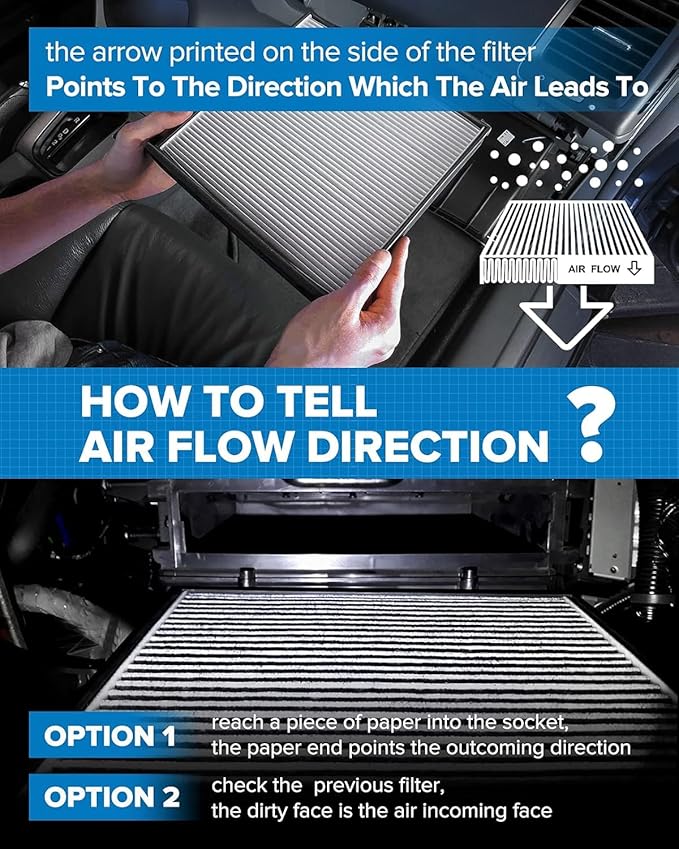 PHILTOP Cabin Air Filter w/Activated Carbon, Compatible with CF12964 Toyota Tundra 2022-2026, Tacoma, Sequoia, Land Cruiser, 4Runner, Lexus GX550, LX600, LX700h, Filter Up Dust Pollen Odor