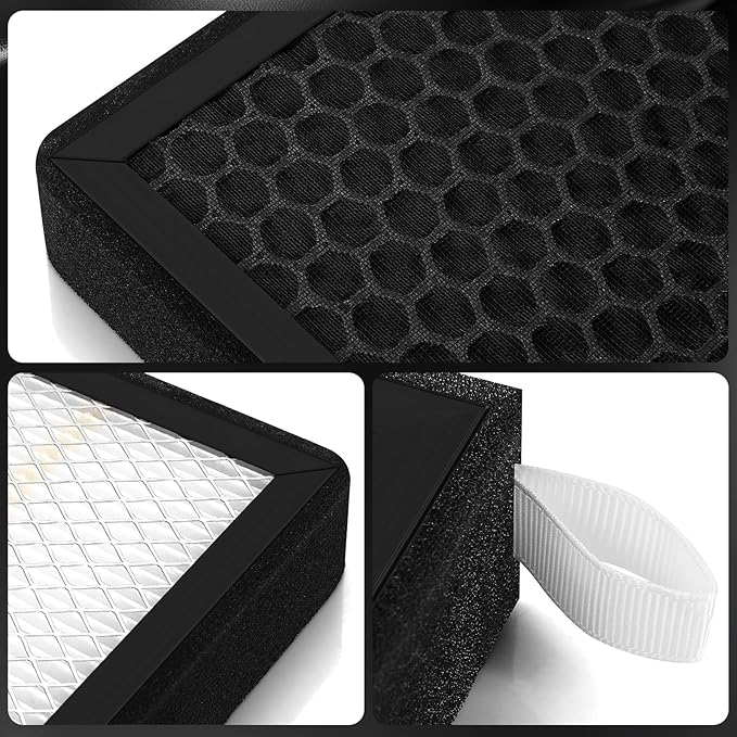 HEPA Cabin Air Filter with Activated Carbon Bean, Tested 99.95% Filtration, Zero deformation, CF11809 for Cadillac Escalade; Chevrolet Silverado, Suburban, Tahoe; GMC Sierra, Yukon, Yukon XL