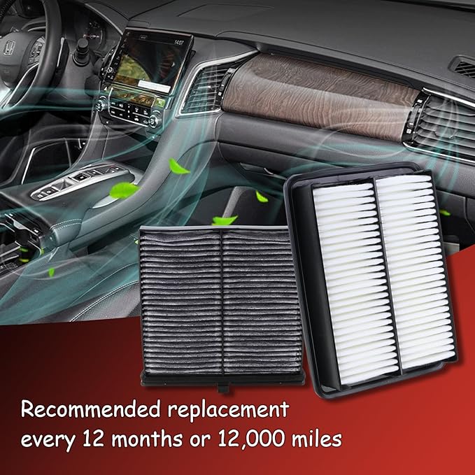 PAJ8-13-3A0A Engine Air Filter and BDGF-61-J6X Cabin Air Filter kit Compatible with 2023-2025 CX-50 2.5L Not for Hybrid 2019-2025 Mazda 3 2.0L 2.5L 2020-2025 CX-30 Replaces PAH9-13-3A0A BDTS61J6X