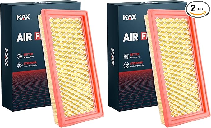 KAX CA11215 Engine Air Filter replacement for Versa 2012-2019 Micra 2015-2019 Versa Note 2014-2019 Advanced Air filter media & Increased Acceleration (Pack of 2)