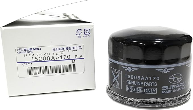 Subaru Oil Filter for 2015-2026 WRX BRZ 2026 Outback WIlderness 2026 Outback Turbo - 15208AA170 - Genuine OEM