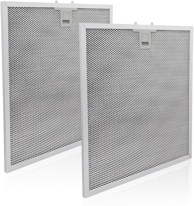 2Pcs WA0575 Range Hood Filter Compatible with Vissani 30-inch Pyramid or Wall Mount Range Hood, 5-Layer Aluminum Mesh Vent Filter 14-3/8" x 13-1/2"