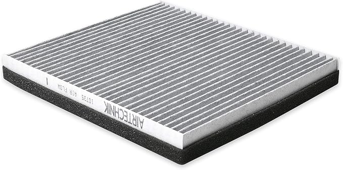 AirTechnik CF10735 Cabin Air Filter w/Activated Carbon | Fits Genesis G80 G90 GV70 GV80, Hyundai Equus, Genesis, Santa Fe/Kia K900, Stinger, Telluride (2011-2026 Select Models) - 97133-3M000